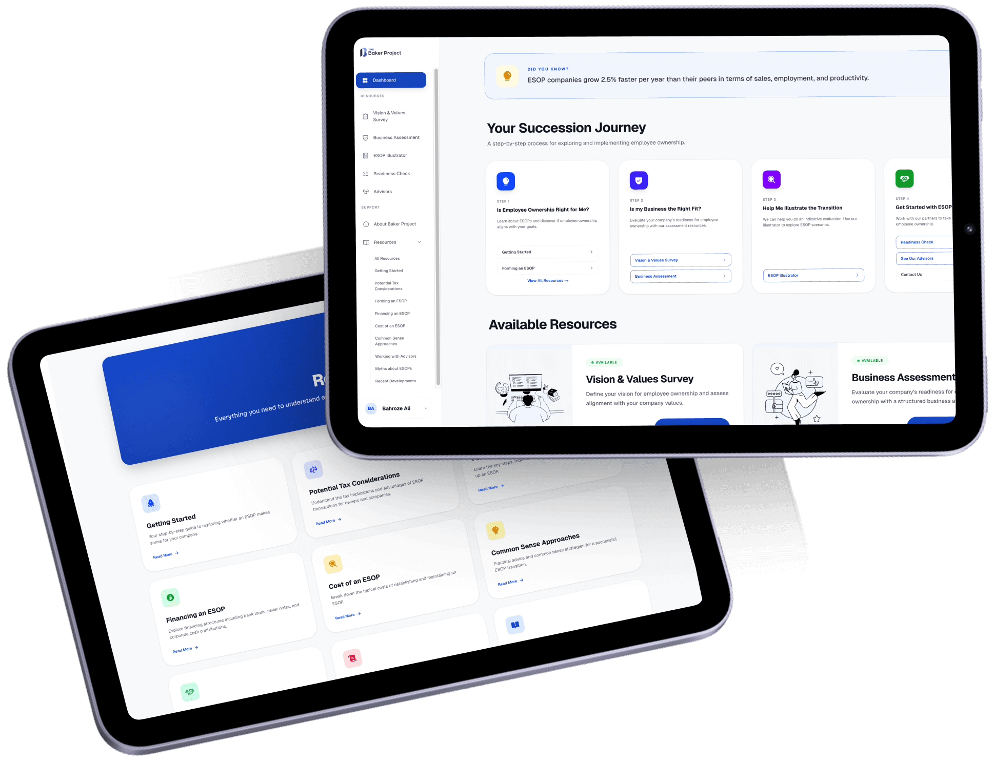 CRM Dashboard on multiple devices