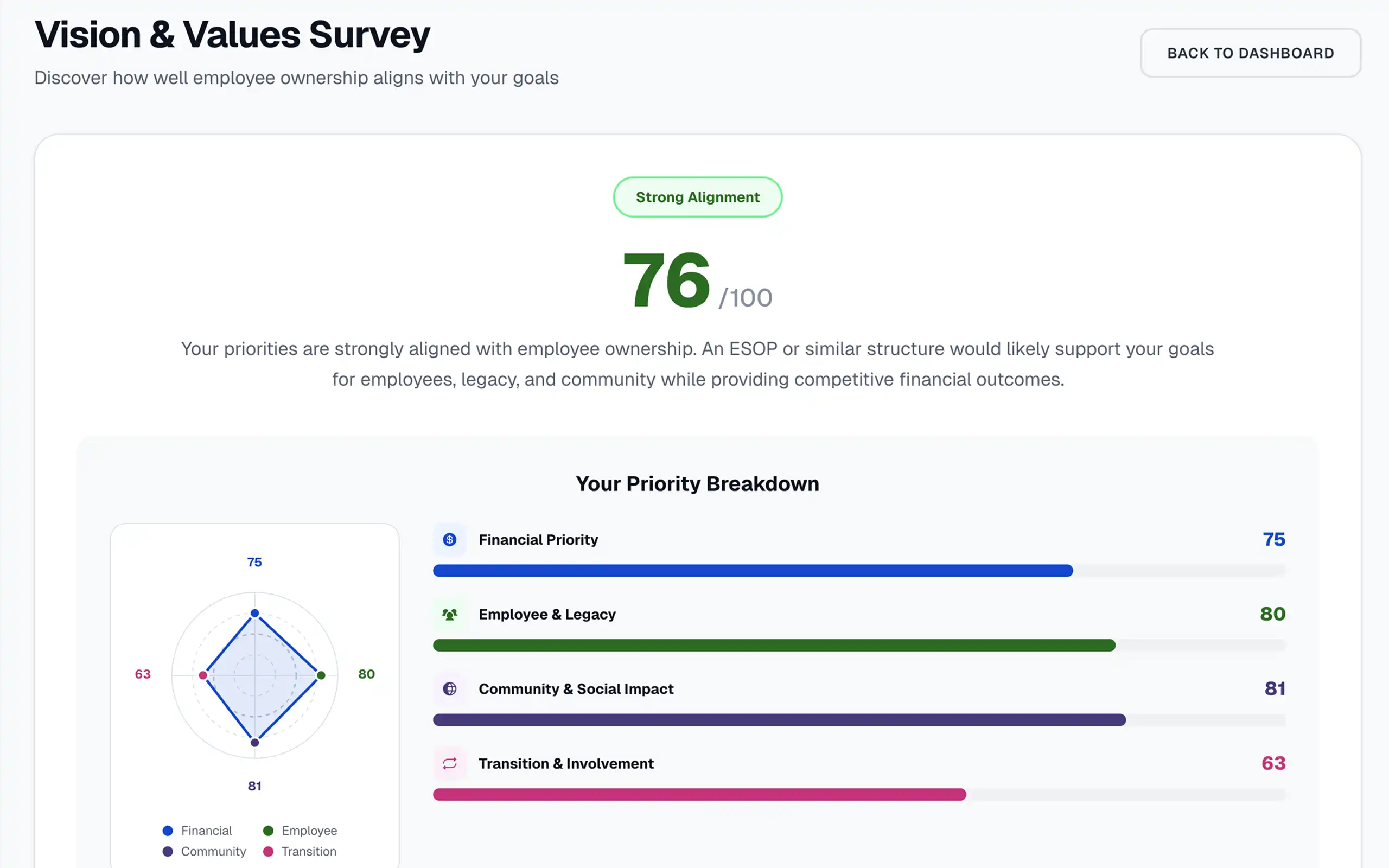 Vision & Values Survey