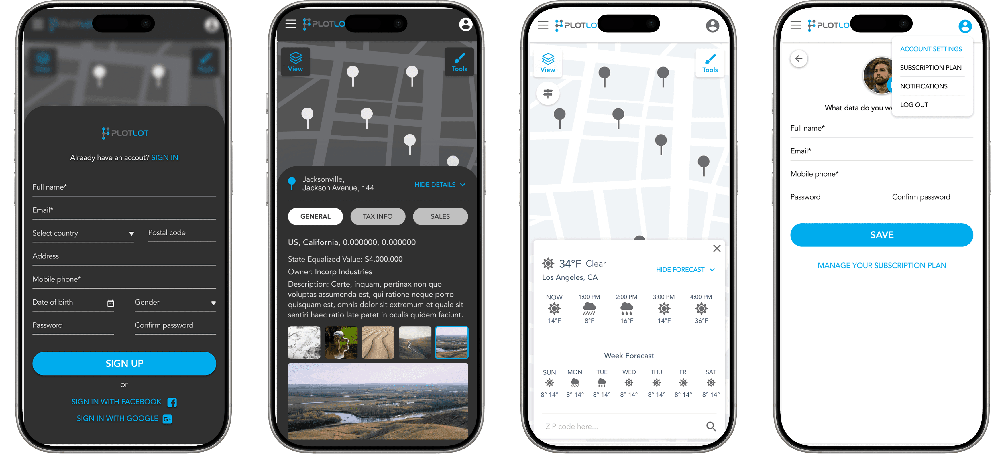 CRM Dashboard on multiple devices