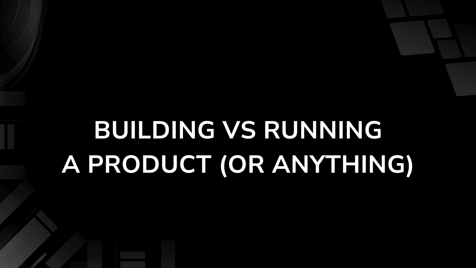 Building Is Easier Than Ever. Running Is Harder Than Ever.